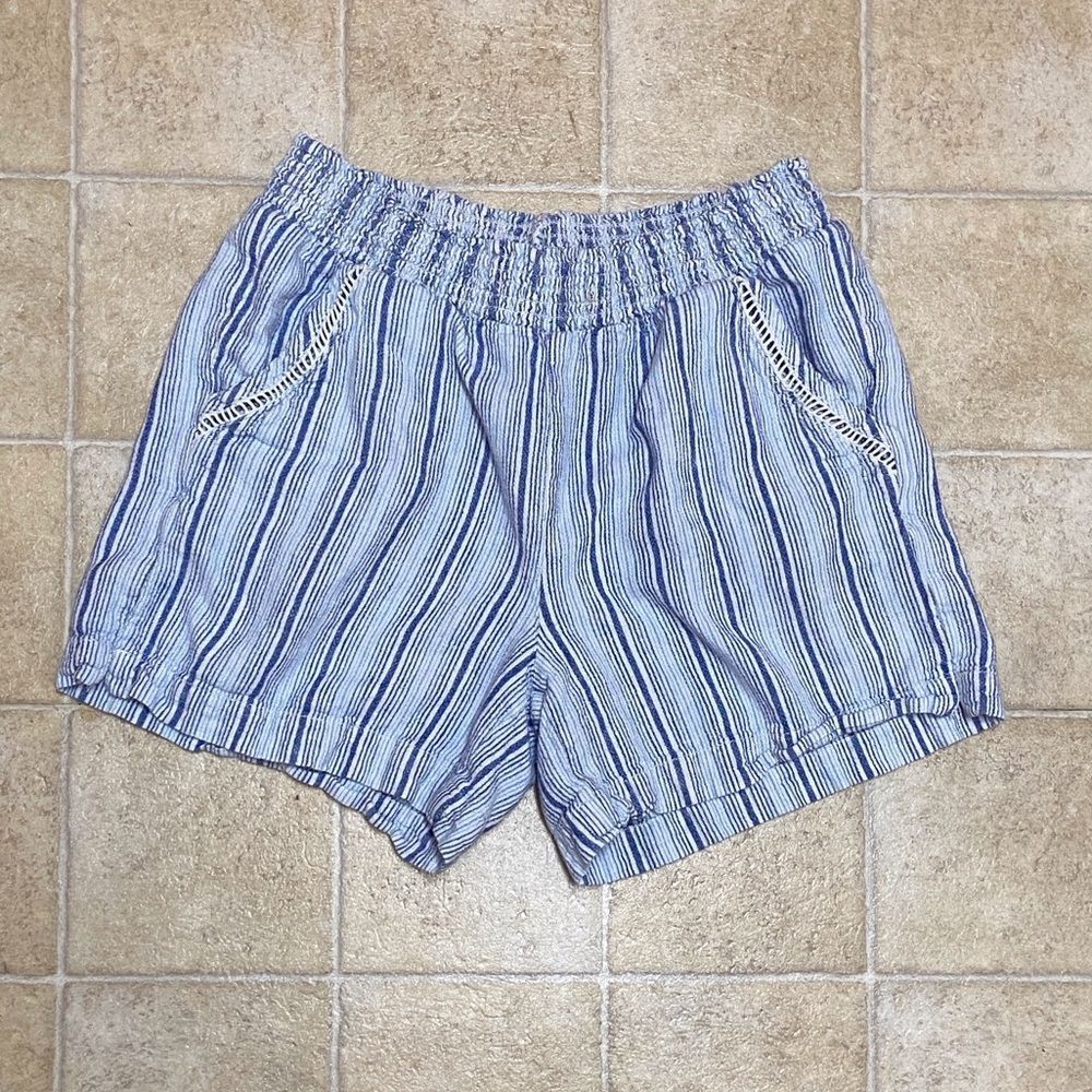 Riggs Casual Striped Women's Shorts Size Medium
